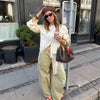 Women's Tassel Hem Vintage Tops Long Sleeved Single Breasted Button Out Stand Up Collar Coat Autumn Bohemian Street Daily Outfit