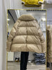 Lagabogy Winter Women Real Fox Fur 90% White Duck Down Jacket Short Puffer Coat Female Vintage Mink Fur Patchwork Parka