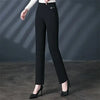 Black Women's High Waist Stretch Suit Pants, Slim Trousers, Purple Green Brown Pantalones, Asian Size M-6XL