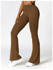 High Waist Flare Leggings Yoga Pants Women Wide Leg Pants Women Gym Workout Fitness Sports Flared Pants Latin Dance Trousers
