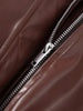 Spring Set Women's Matching Sets Faux Leather Bomber Jacket Two-Piece Set Top Mini Skirt Shorts Pants Woman Clothes Streetwear