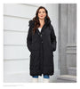 Women Winter Coat Long Thick Parkas Zip Up Warm Female Outwear Slant Pocket Drawstring Hem Women's Jackets 1107