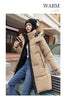 Women'S Winter Down Cotton Jacket Warm Thicken Cotton Padded Jacket Korean Loose Plus Size Parkas Outwear Long Coat