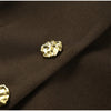 Solid Mini Skirt Set For Women Spring Long Sleeve Waist Jacket Hip Package Skirt 2 Piece Sets Lady Chic Suits