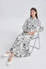 SS25 Women Floral Printing Satin Slip Dress Knitting Cardigan Elegant Skirt