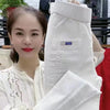 Women Warm Spring Winter Button Pockets Ruffles Vintage Big Large Plus Sizes Casual Party Loose Pant