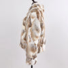 Genuine Rabbit Fur Coat Women Real Rabbit Fur Jacket Lady Winter Fur Overcoat Customized Big Size Mandarin Collar