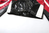 Zip Women Varsity Jacket Faux Leather Patchwork Cinched Waist Autumn Wild Street Hipster Uniform Crop Coat
