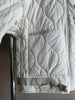 Quilted coat for women Quilted Jacket With Ties beige drawstring high neck pocket clip cotton jacket for women