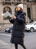 Down Cotton Jacket Women's Winter Clothing Korean Loose Cotton-Padded Coat Casual Long Overcoat Thick Warm Hooded Parka