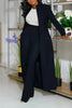 Women's Set Full Sleeve X-Long Blazer Coat+ Long Pant Suit Spring Streetwear Two 2 Piece Set Africa OL Work Outfits