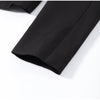 Women's Black Military Cropped Blazer Padded Shoulders Jacket Coat Vintage Stand Collar Gothic Elegant Party Streetwear Jackets