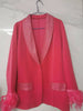 Women's Sparkle Diamond Blazers Coat Female Streetwear Long Sleeve Casual Spliced Feather Chic Suit Coats