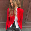 Solid Velvet Women's Jacket Stand Collar Long Sleeve Waist Cinching Coat Chic Spring Autumn Evening Street Wear