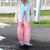 Casual Patchwork Women Coat Elegant Long Sleeve Zippers Pocket Stand Collar Female Outwear Autumn Winter Lady Streetwear