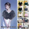 Real Ostrich Feather Wedding Shawl Women Winter Fur Wrap Cape Scarf Fluffy Feather Bridal Shrug Party Stoles Bride Cape Cloak