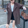 Women's Top Korean Spring and Autumn Blazer Black OL Jacket Coat