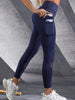 Double Pocket Yoga Pants Women's Patchwork High Waist Stretchy Leggings Fitness Jogging Cycling Sportswear Female Skinny Pants