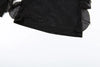 Aesthetic Sexy See Through Pants Women Dark Gothic Streetwear Vintage Coquette Grunge Ruffle Patchwork Flare Pants Femme