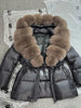Lagabogy Real Fox Fur Collar Winter Women Hooded Puffer Jacket 90% White Goose Down Coat Female Thick Waterproof Outerwear