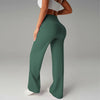 High Waisted Yoga Pants for Women, Loose Wide Leg Workout Trousers with Pockets for Running and Outdoor Exercise