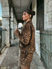 Long Sleeve Blazers Top Women 2 Pieces Leopard Printed Mini Skirt Sets Women's Suit Two Piece Set Women Outfit