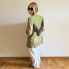 Women Chic Blazer Coat With Spliced Paisley Tassel Shawl Shoulder Pad Lapel Jacket Vintage Casual Autumn Lady Outfits