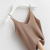 Spring Autumn Dress Matching Set Women's Vintage Short Knitted Sweater Suspended Skirt Two Piece Female Clothing Suit