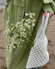 Green Lapel Belt Lace Up Long Trench Coat Women Lantern Sleeve Waist Cinching Jacket Autumn Lady Street Daily Outerwear