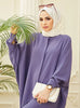 Abaya Dress Muslim Robe Abaya Ramadan Ladies Long Sleeve Islamic Dress Middle East Abayas Women Clothing Without Hijab