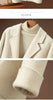 Double-sided Wool Coat Autumn Winter Women's Suit Collar Cocoon-neck Raglan Sleeves Small Lloose Versatile Pure Woolen Coat