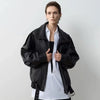 Vintage Zippers Short Leather Jackets Women's Casual Lapel Button Pockets Full Sleeve Coat Autumn Lady Chic Streetwear