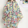 Big Size Women Leopard Raincoat Lightweight Rain Coat Poncho Ladies Waterproof Cloak Raincoats Adults Windproof Rainwear