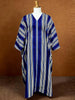 Flowy Striped Ordinary Kaftan Maxi Dress V Neck Colorblock Loose Batwing Sleeves Africa Female Bubu Church Party Daily Wear