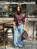 Beige Croc Leather Cropped Jacket Y2k Stand Collar Long Sleeve Wide Cuff Oversize Coat Autumn Street Daily Casual Outerwear