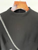 High Street Designer Party Vestido Women's Formal Long Sleeve Diamonds Beading Long Maxi Dress