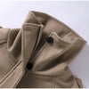 Elegant Solid Stand Collar Short Coat Women Casual Loose Button Full Sleeve Outwear Autumn Winter Streetwear