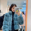 Women's Fur Integrated Jacket Autumn Winter Short Imitation Mink Fur Coat Versatile Velvet Tops Female Outerwear Clothes