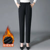 Korean Women Vintage Slim Pants Spring Autumn Streetwear Elastic High Waist Stripe Plaid Straight Casual Trousers