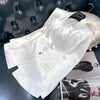 Women's White Blazer Spring Autumn Outerwear Female One Button Top High-quality Triacetic Acid Small Suit Coat