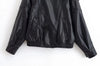 Autumn Women Turtleneck Faux Leather Jacket Vintage Long Sleeve Zipper Motorcycle Jackets Female Streetwear Chic Coat