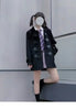 Japan Jk Wool Jackets Solid Loose Thickend Lapel Spring Jacket Korean Preppy Casual Coats Female Tops