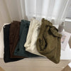 Retro High Waist Corduroy Pants Women Spring Fall Straight Causal Full Length Trousers Korean Baggy Black Pants