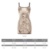 Art Print Women Dress Low-Neck Skinny Fit Bodycon Dress Sexy High Elasticity Mini Dress Midnight Party
