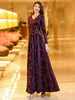 Spring Autumn Elegant Chic Long Sleeve Dresses Women's Slim Long Oversize 4XL Velvet Bronzing Dresses