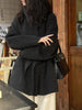 Autumn Winter Stand Collar Women's Double-faced Woolen Coat Korean Single Breasted Thick Overcoat DB5065