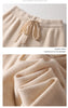 100% Merino Wool High Waist Knitted Pants Female Korean Wide Leg Pants Autumn and Winter Wool Pants Solid Color Casual Pants