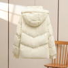 2026New Winter Hooded Down Cotton-Padded Jacket Women's Loose All-Match Thicken Warm Parkas Short Coat Female Casual Ladies Tops