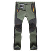 Women Winter Fleece Pants Warm Waterproof Hiking Pants Outdoor Camping Climbing Skiing Soft Shell Windproof Rain Trousers