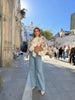 Women Vintage Floral Print Jacket Long Sleeve Mandarin Collar Single Breasted Loose Cropped Straight Coats Autumn Casual Outfits